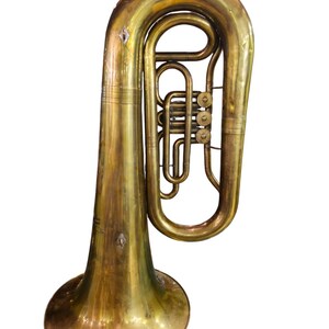 Tuba Orfeo n.° 1337, antigua, nueva, en Do mayor, año 1984, Unión Soviética, Kyiv, Ucrania imagen 2