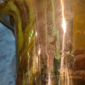 Tuba Orfeo n.° 1337, antigua, nueva, en Do mayor, año 1984, Unión Soviética, Kyiv, Ucrania imagen 7