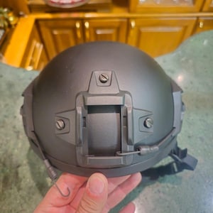 Tactical Helmet ARCH high cut NIJ 0106.01 IIIA Black Manufacturer Denmark Size L New