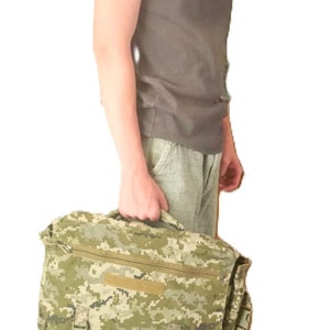 Sacoche tactique pour officier des Forces armées ukrainiennes administratives pour ordinateur portable Cordura haute résistance