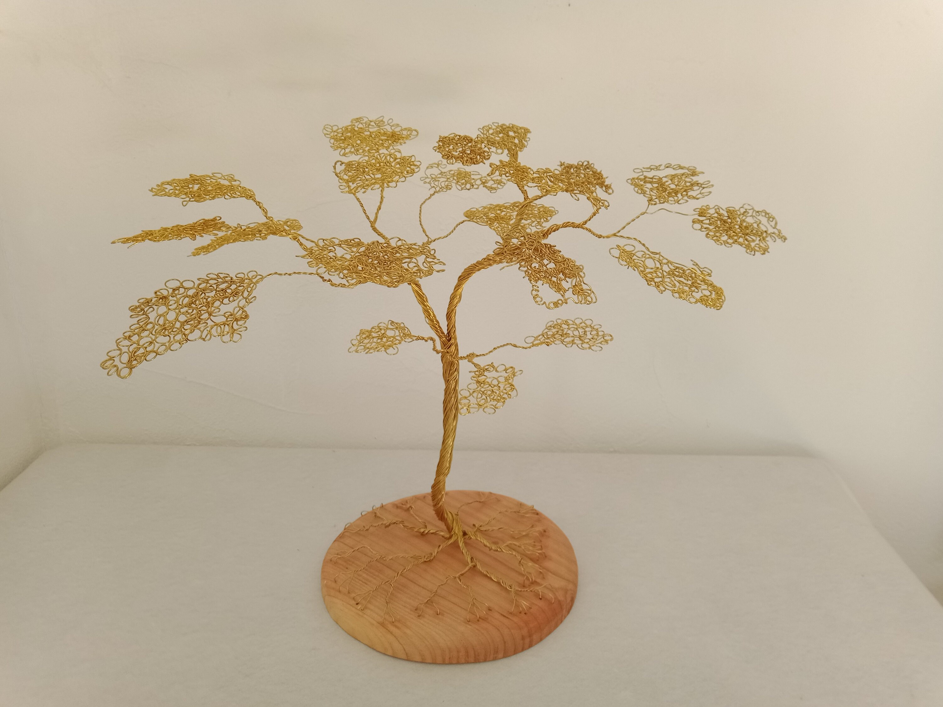 Arbre en Fil de Fer Laiton