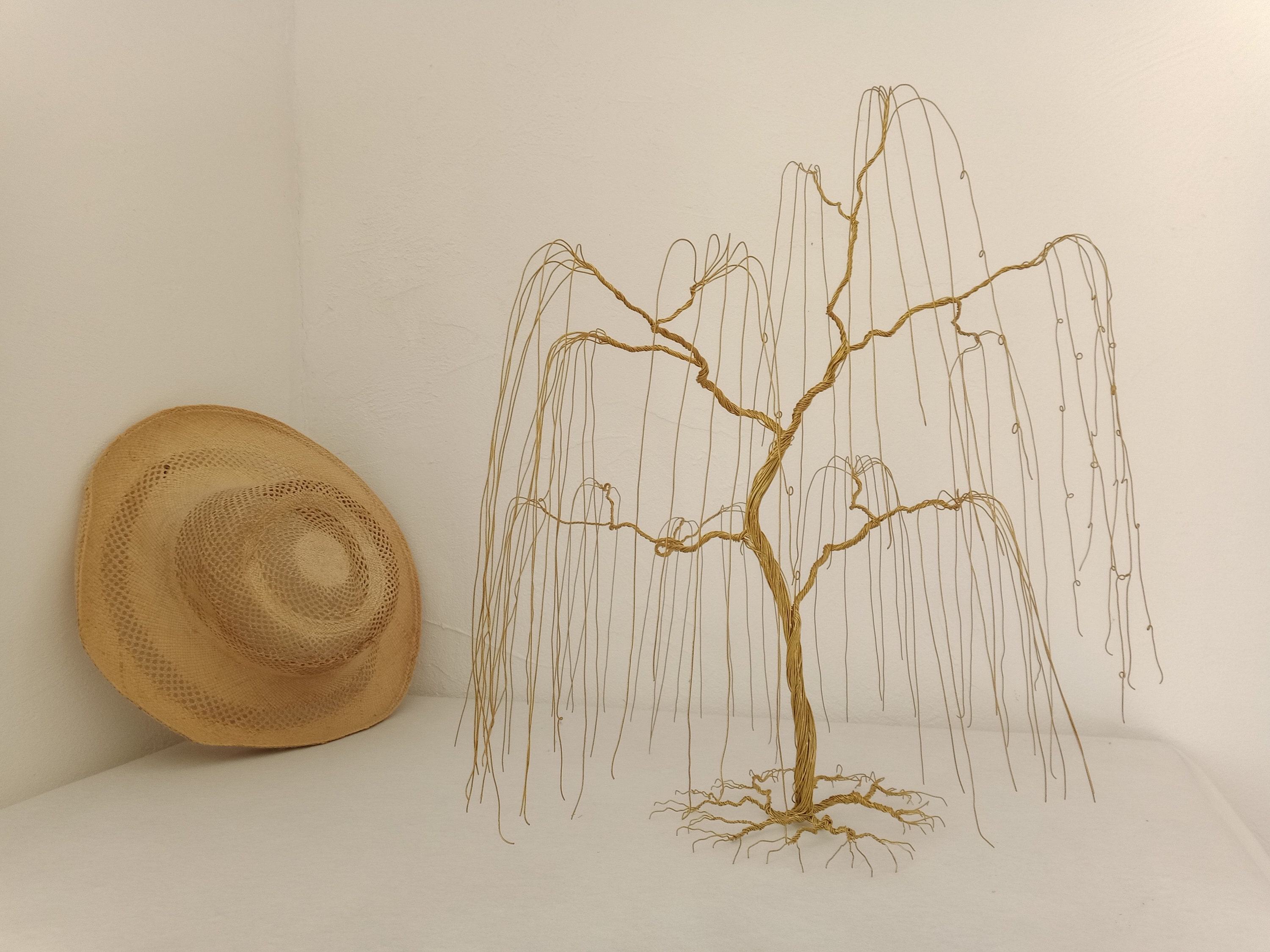 Arbre en Fil de Fer Laiton