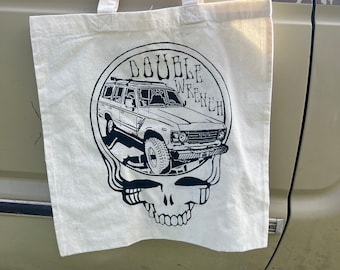 Doublewrench FJ60 Tote Bag Toyota Land Cruiser Grateful Dead