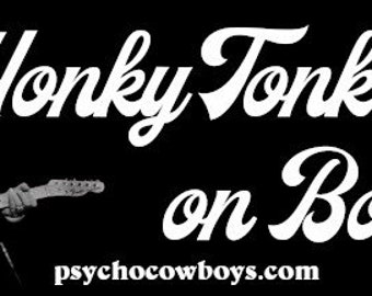 Honky Tonk Hero Waylon Jennings Bumper Sticker