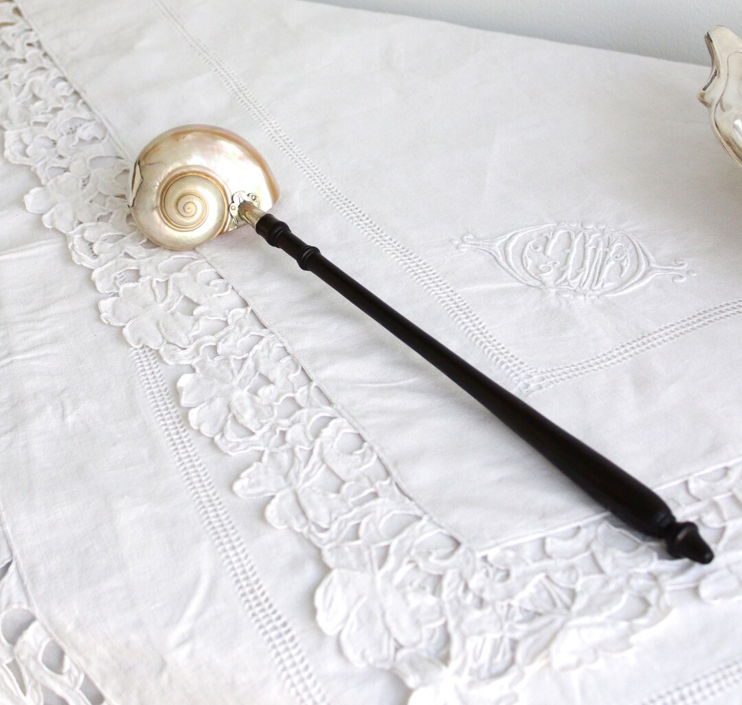 Antique Victorian Punch Ladle Sterling Silver and Mother of Pearl ...