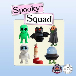 Spooky Squad – Halloween Fidget Toys and Keychains - Perfect Gift for Animal Lovers