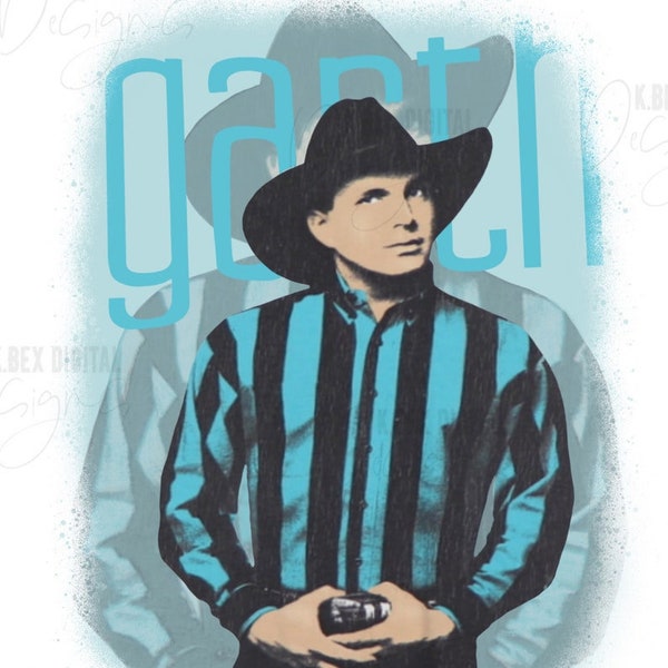 90s Garth Brooks sublimation shirt design