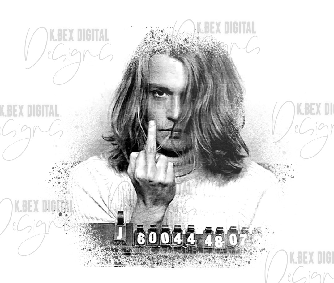 Johnny Depp Blow Middle Finger Sublimation Design - Etsy