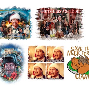 Christmas Vacation Sublimation 5 Design Png Bundle