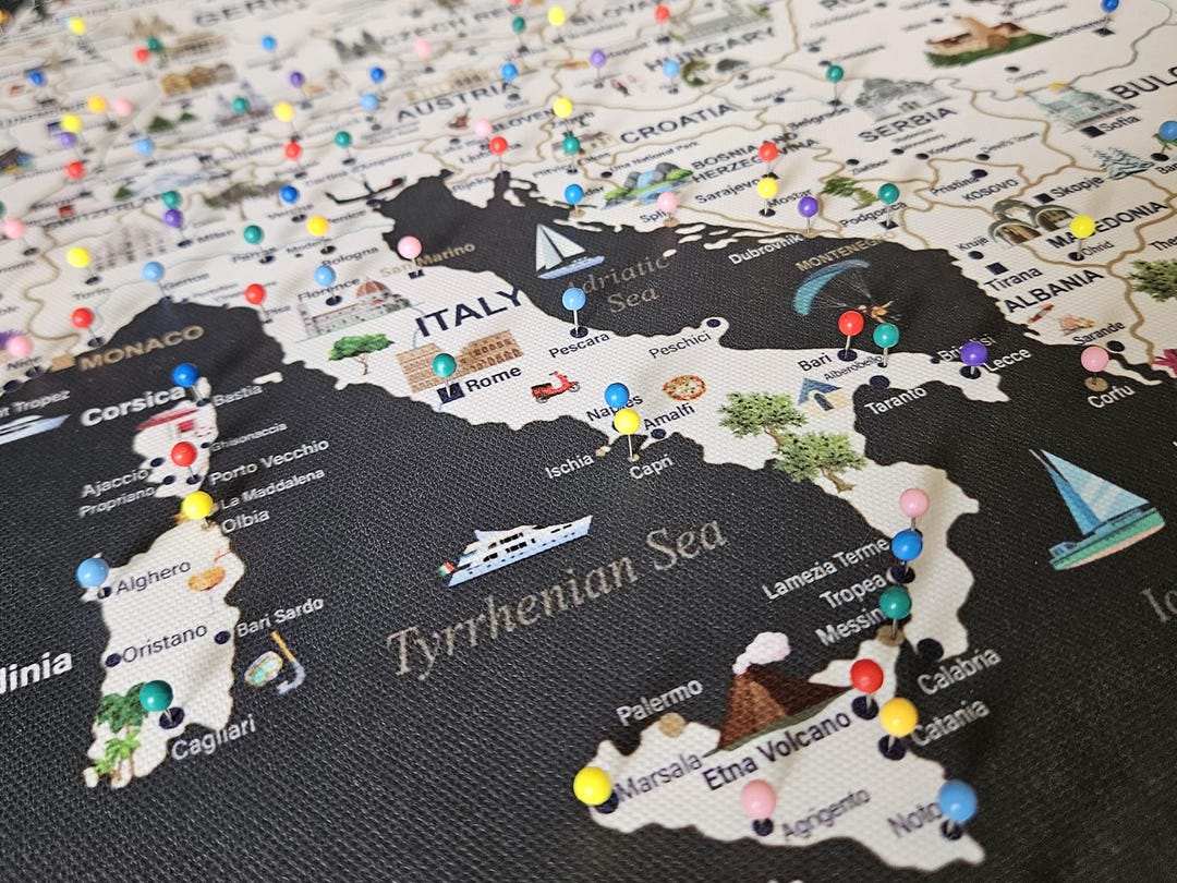 Europe Map Illustrated Map of - Il Gor3 