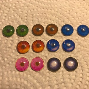 12mm CUSTOM Furby Eye Chips