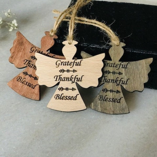 Baptism Wood Angel Favors, Baptism Custom Favors, Baptism Thank You Gift, First Communion Favor, Rustic Baptism favors, Christening favors