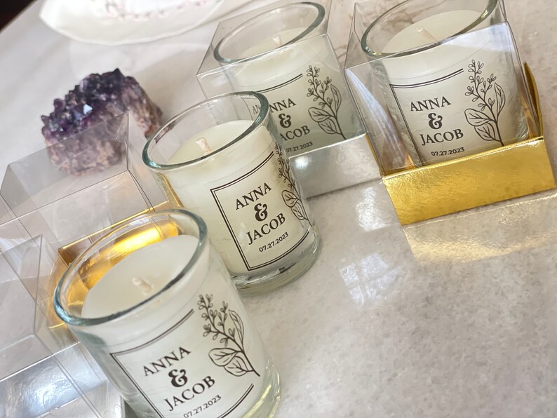Bulk Candle Favors Wedding Favors for Guests Bridal Shower Etsy