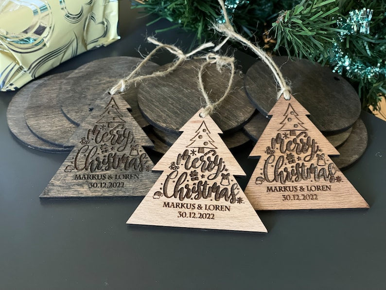 Custom Company Logo Ornament Bulk Bulk Christmas Ornaments Etsy