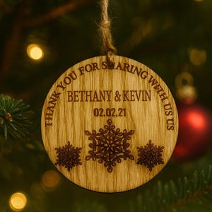 Personalized Wood Christmas Favors, Personalized Christmas Gifts, Custom Christmas Favors, Christmas Table, New Year Merry Christmas Favors