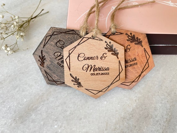 Wood Wedding Coasters Wedding Decor Rustic Wedding Coasters | Etsy