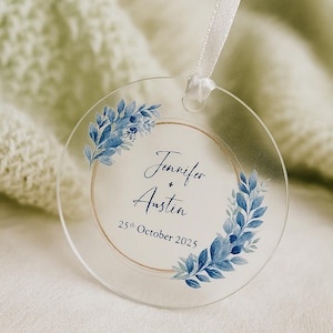 Bulk Wedding Favors Ornaments - Custom Acrylic Wedding Tags & Welcoming Favors for Guests, Unique Party Decorations