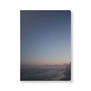 Beach Sunset Softcover Journal - Aesthetic Notebook for Writers, Dreamers, Nature Lovers, Gift for Students, Travel Diary