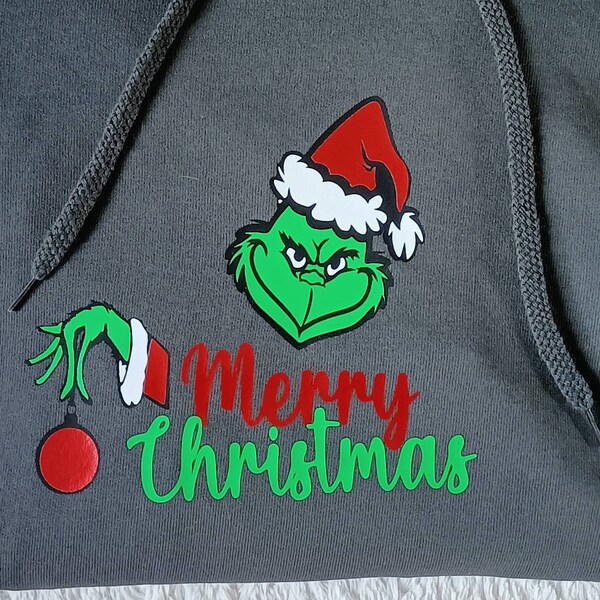 Grinch-Pullover/Merry Christmas- Pullover/ Weihnachtspullover