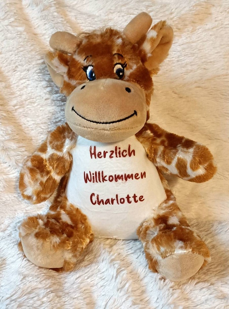 Personalisierte Kuscheltiere/Kuscheltier zur Geburt/ Baby-Kuscheltier Bild 5