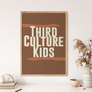INSTANT DOWNLOAD - Third Culture Kids , Latinx Prints, Mexican, Quotes, Latino, Boho Room Decor, Inspiration, Latina, Earth Tone, Spanish