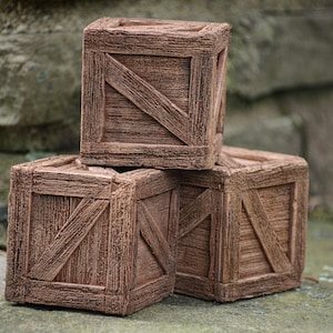 Wooden Shipping Crates 1:12 Scale