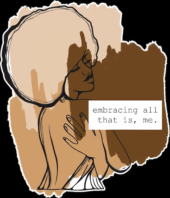 Embracing All That Is, Me Sticker