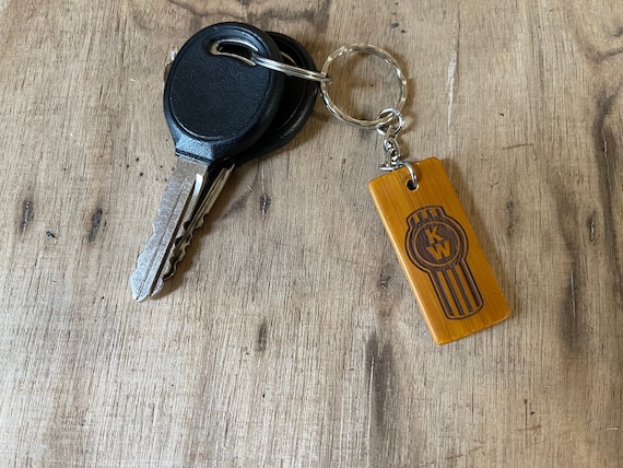 Kenworth Peterbilt Bamboo Keychain Etsy Canada
