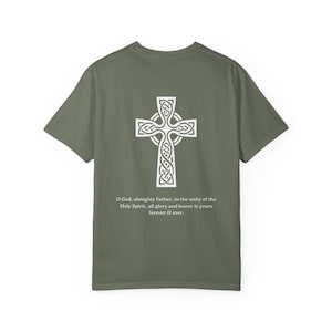 Catholic Faith Unisex T-shirt with Celtic Cross
