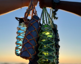 Macrame Water Bottle Bag