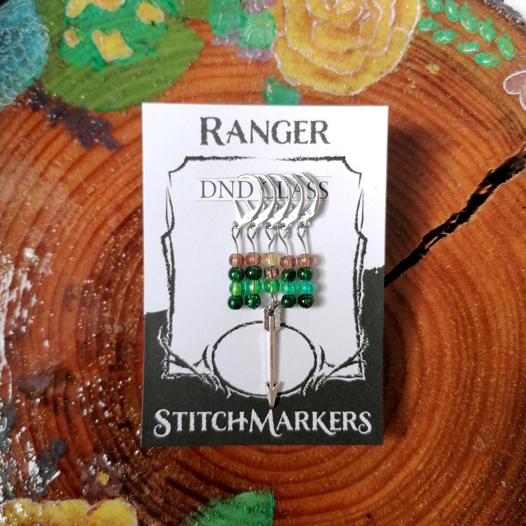Ranger DND Class Stitch Markers - Lobster Claw Knitting and Crochet ...