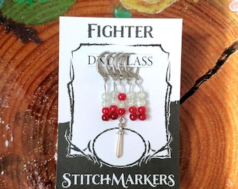 Fighter DND Class maskmarkörer - Hummerklo stickning och virkning idéer