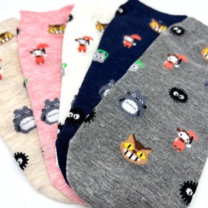 Kawaii Japanese Anime Totoro Socks