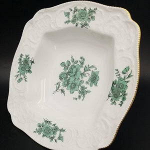 Rare Vintage 1960s ROSENTHAL Germany 9.5 Square Serving Bowl pattern SANSSOUCI