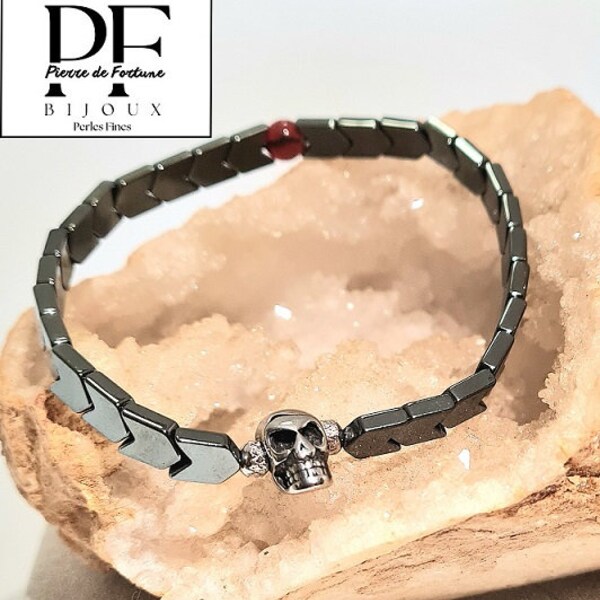 Bracelet Crane Hématite sur mesure