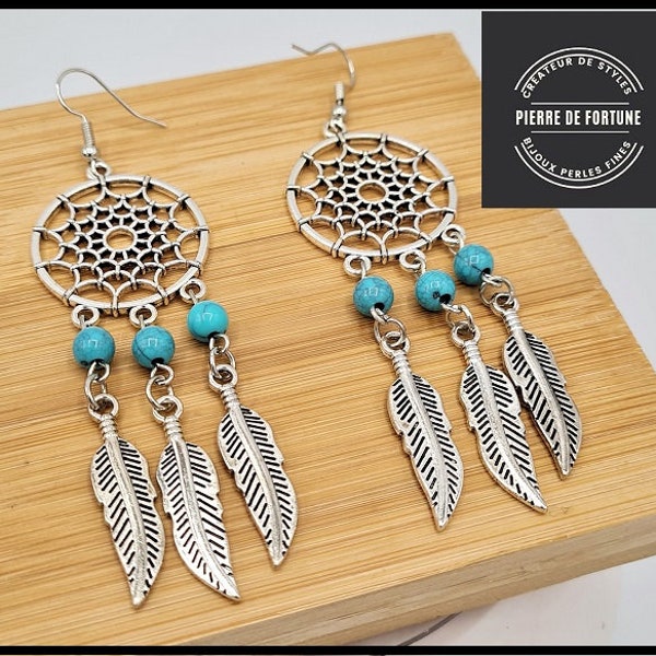 Dream catcher earring