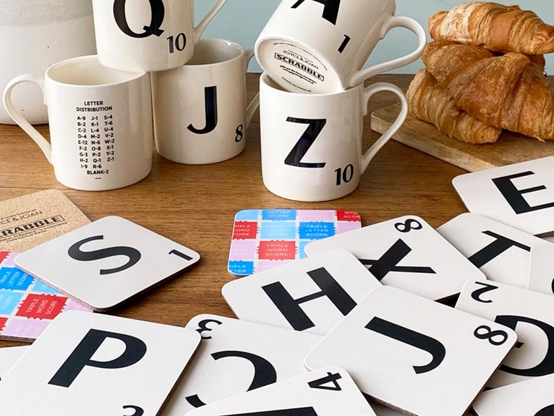 Scrabble Letter Mug Officially Licenced Product 370ml Ceramic Coffee Cup image 7