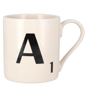 Scrabble Letter Mug Vintage Scrabble Tile 370ml Ceramic Coffee Cup image 3