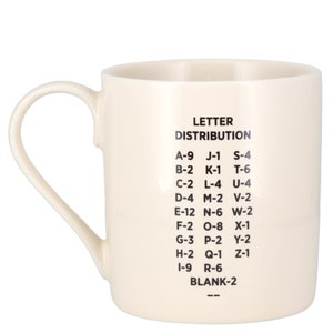 Scrabble Letter Mug Officially Licenced Product 370ml Ceramic Coffee Cup image 5