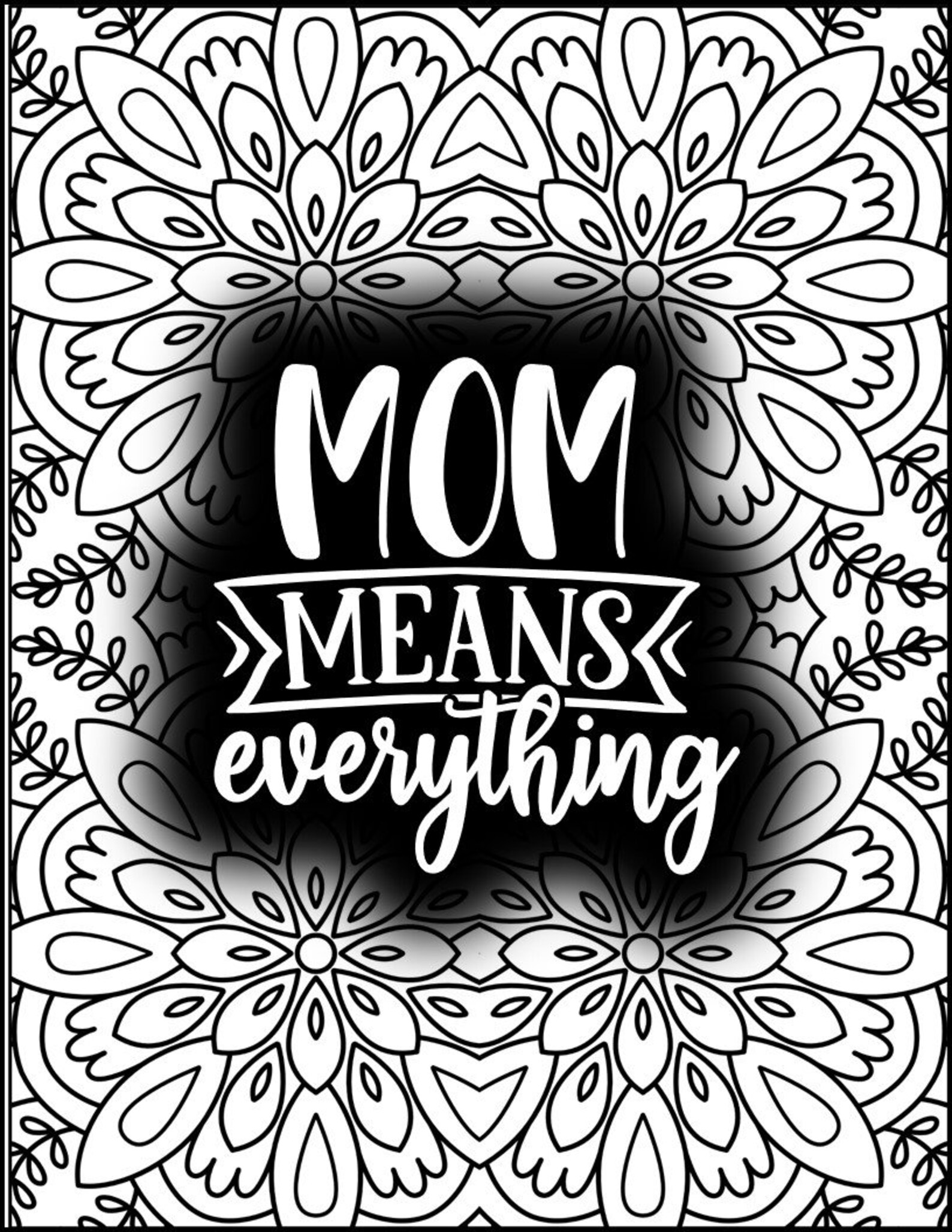 Mom Life Coloring Pages - Set of 34 Different Quotes and Designs - Etsy