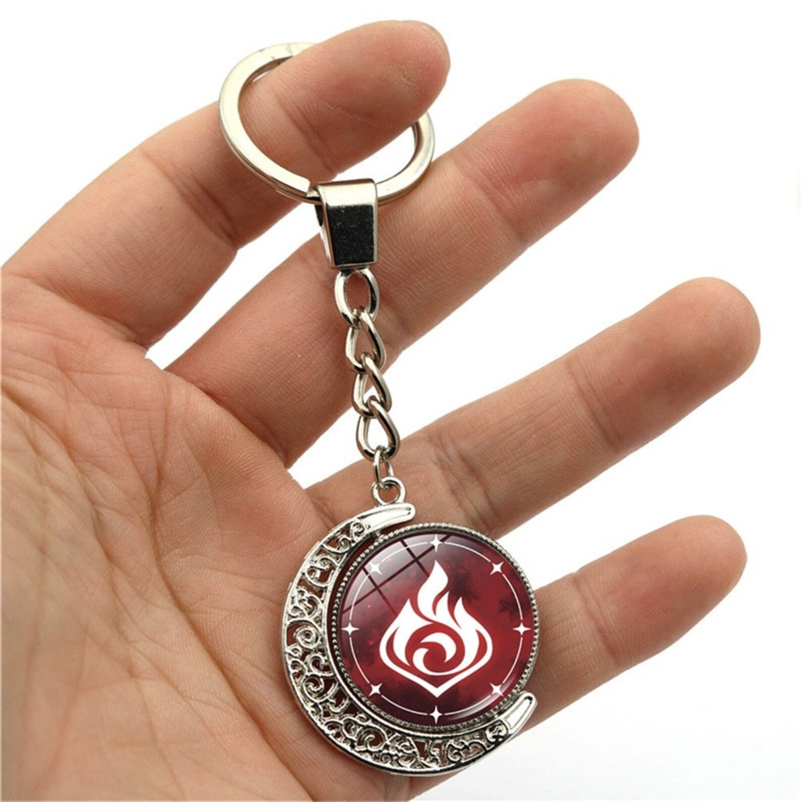 Genshin Impact Keychain Genshin Vision Genshin Keychain Etsy
