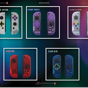 Custom Switch & Switch-OLED Joycon Shell, Send your Joycons for modification, or ask for Brand New!