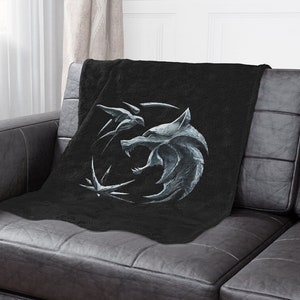 Witcher Minky Blanket | Comfy, Cozy Witcher Themed Minky Blanket