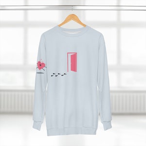 Cute Crewneck Sweatshirt | I Wear My Heart On My Sleeve | Valentines Day Gifts For Her
