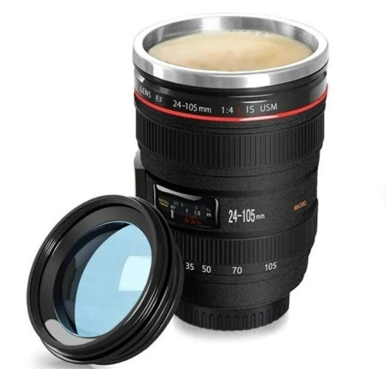 Camera Lens Coffee Mug Gift for Photographer Coffee Cup Etsy