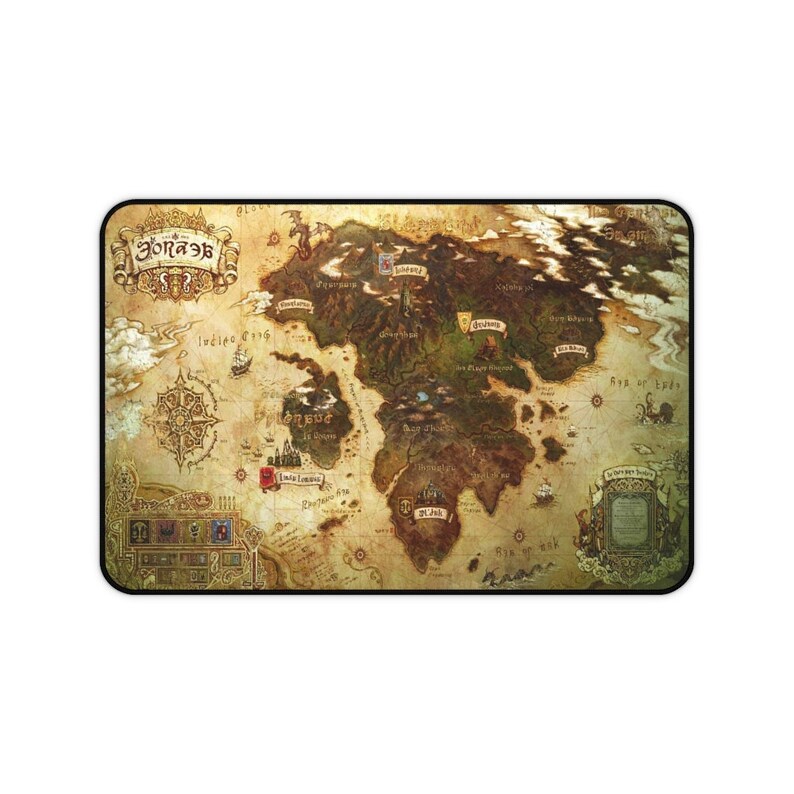 Final Fantasy XIV Eorzea Desk Mat Eorzea Mouse Pad FFXIV Etsy Ireland