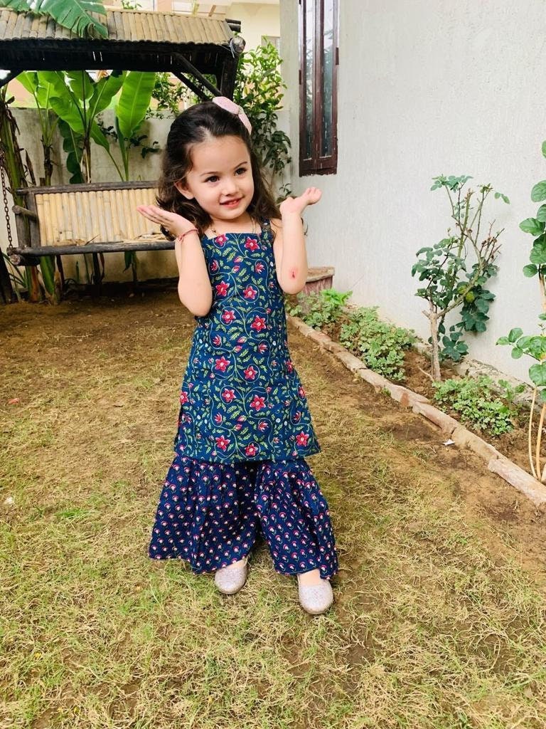 Designer punjabi suits for baby girl discount