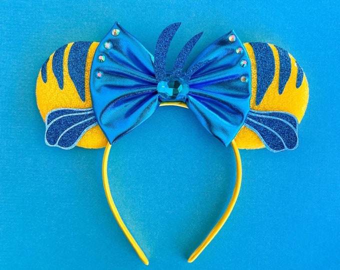 Disney Flounder little Mermaid Ears Headband Mickey Ears Etsy