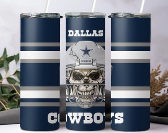 20oz AND 30oz Skinny Tumbler Sublimation PNG Template, Straight Wrap, Dallas, Cowboy Tumbler Wrap, American Football, Digital Download File