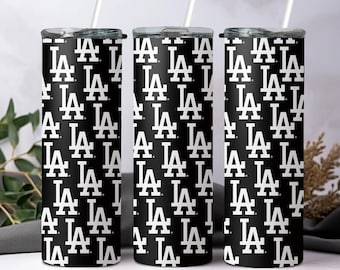 20oz AND 30oz Skinny Tumbler Sublimation PNG Template, Straight Wrap, Dodger, LA, Los Angeles, Baseball, Digital File,